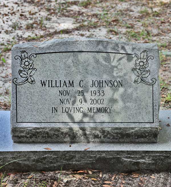 William C. Johnson Gravestone Photo