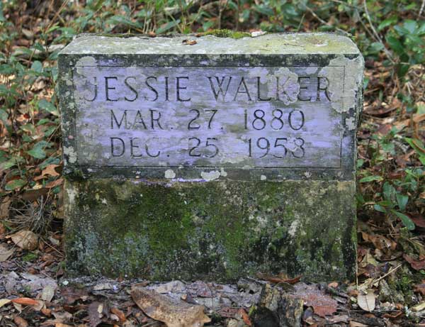 Jessie Walker Gravestone Photo