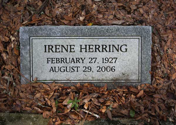 Irene Herring Gravestone Photo