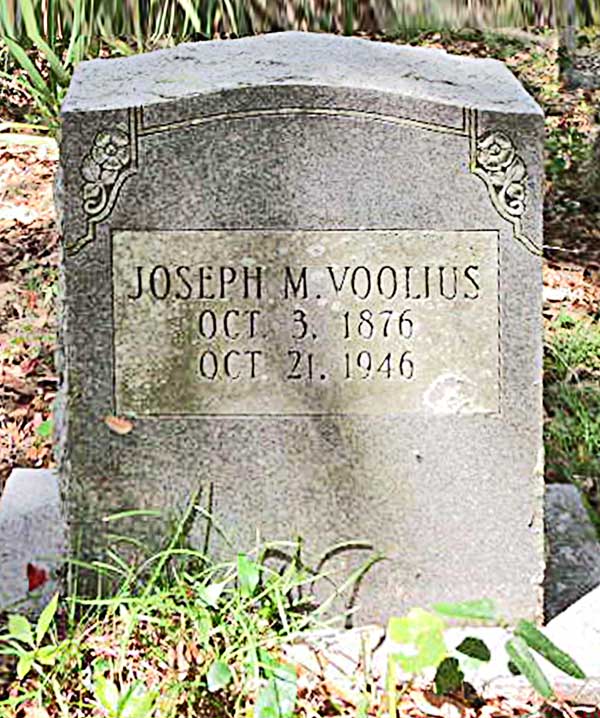 Joseph M. Voolius Gravestone Photo