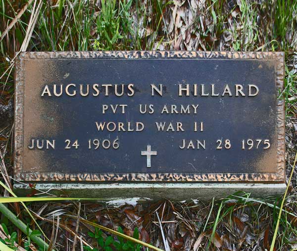 Augustus N. Hillard Gravestone Photo