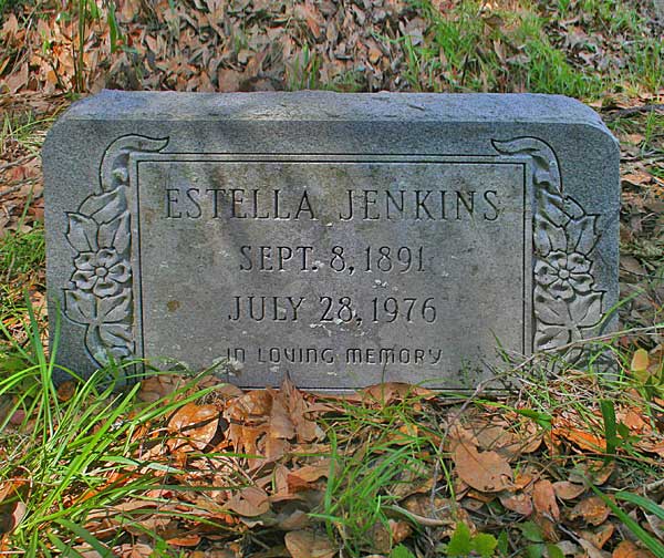 Estella Jenkins Gravestone Photo