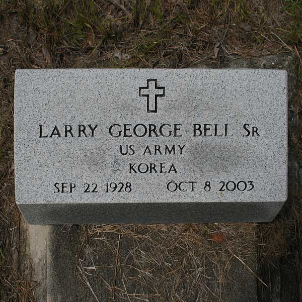 Larry George Bell Gravestone Photo