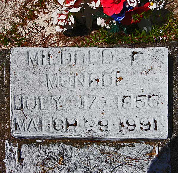 Mildred E. Monroe Gravestone Photo