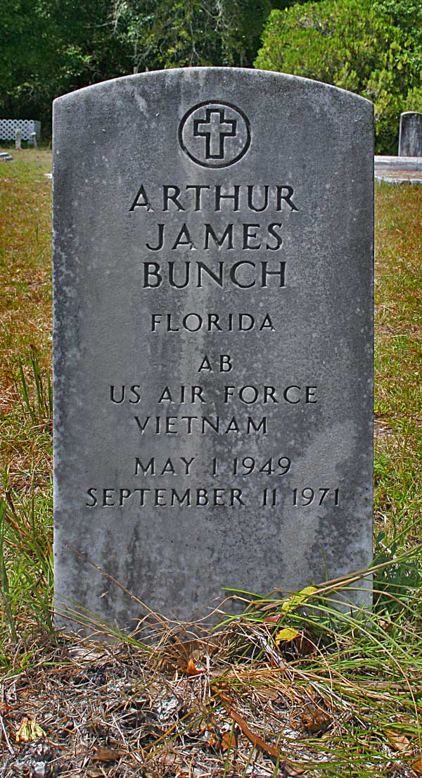 Arthur James Bunch Gravestone Photo