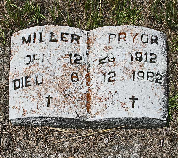 Miller Pryor Gravestone Photo