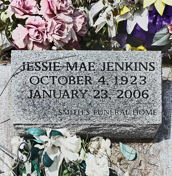 Jessie Mae Jenkins Gravestone Photo