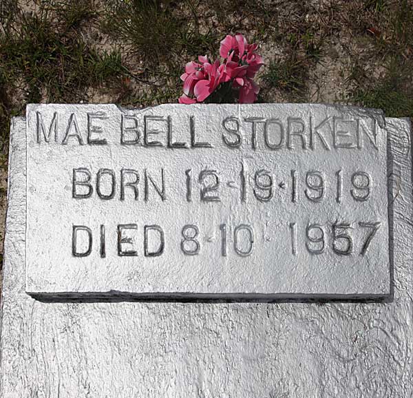 Mae Bell Storken Gravestone Photo