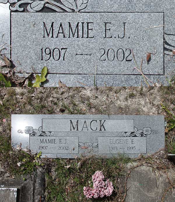 Mamie E.J. Mack Gravestone Photo