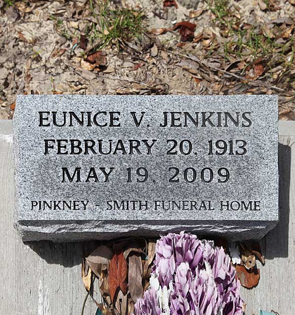 Eunice V Jenkins Gravestone Photo