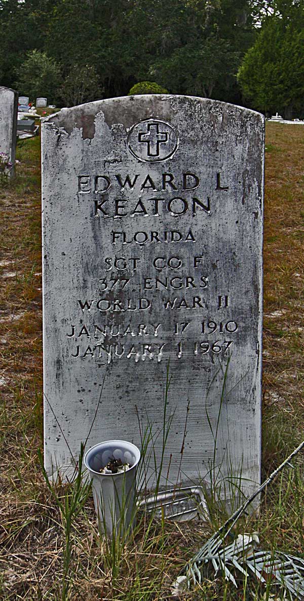 Edward L Keaton Gravestone Photo