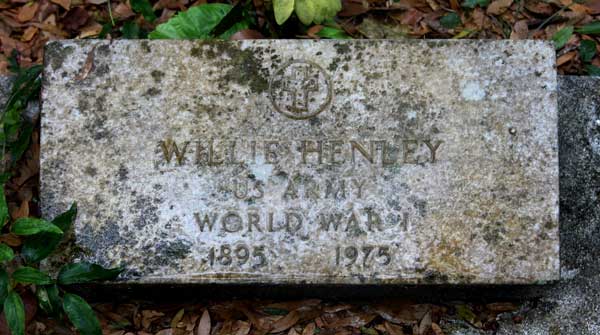Willie Henley Gravestone Photo