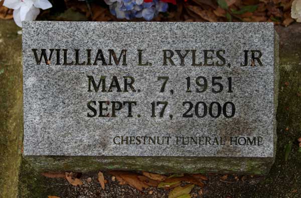 William L. Ryles Gravestone Photo