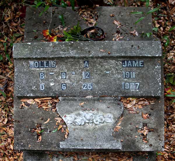 Hollis A. Jame Gravestone Photo