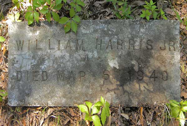 William Harris Gravestone Photo