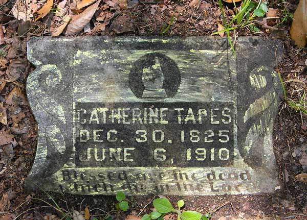 Catherine Tapes Gravestone Photo