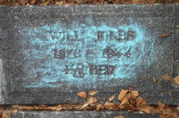 Will Jones Gravestone Photo