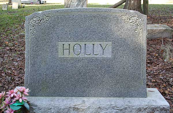  Holly monument Gravestone Photo