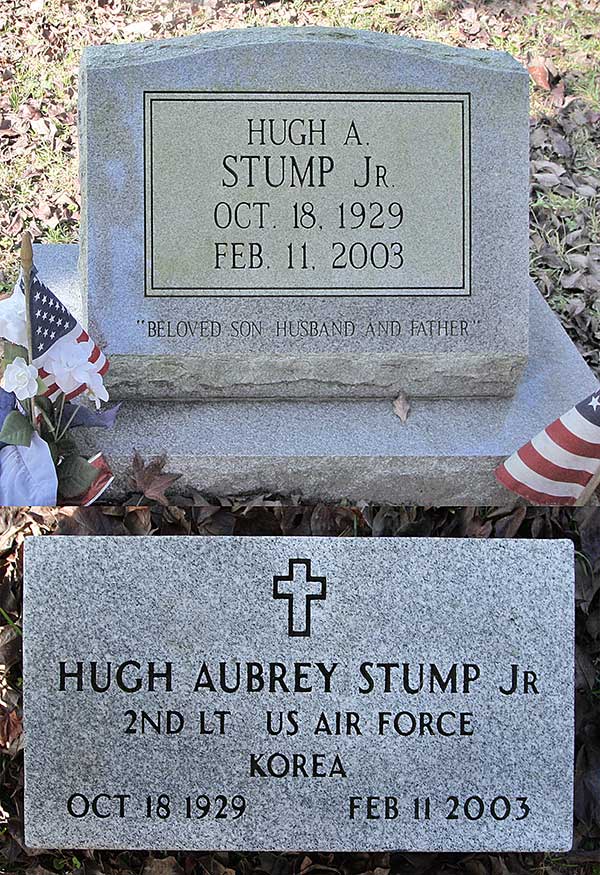 Hugh A. Stump Gravestone Photo