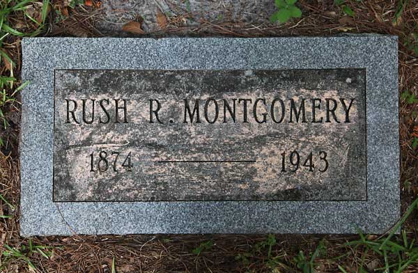 Rush R. Montgomery Gravestone Photo