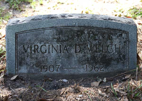 Virginia D. Welch Gravestone Photo