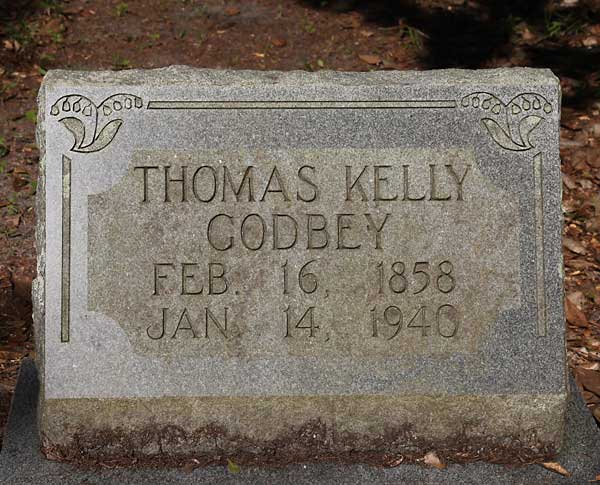 Thomas Kelly Godbey Gravestone Photo
