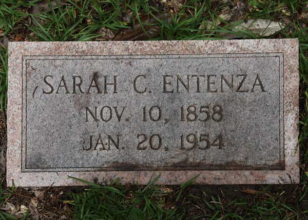 Sarah C. Entenza Gravestone Photo