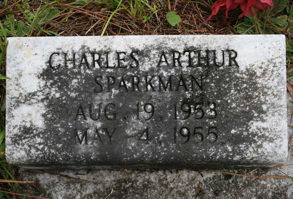 Charles Arthur Sparkman Gravestone Photo