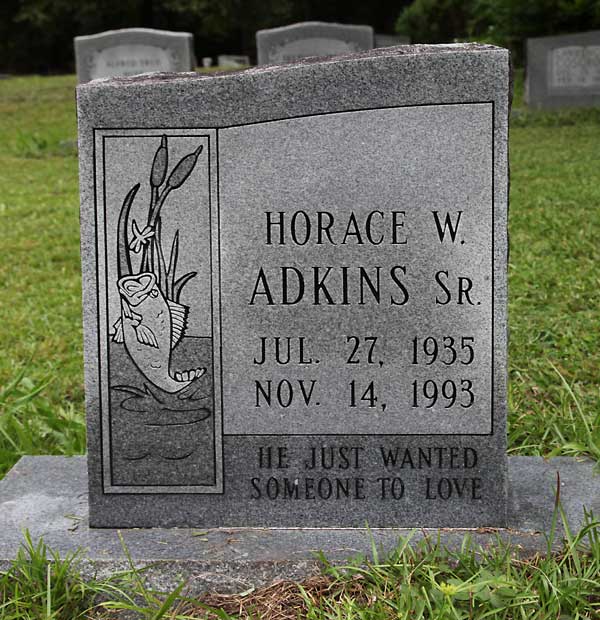 Horace W. Adkins Gravestone Photo