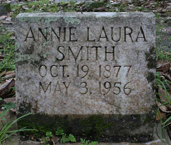 Annie Laura Smith Gravestone Photo