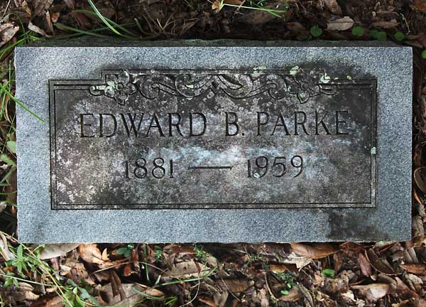 Edward B. Parke Gravestone Photo