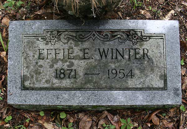 Effie E. Winter Gravestone Photo