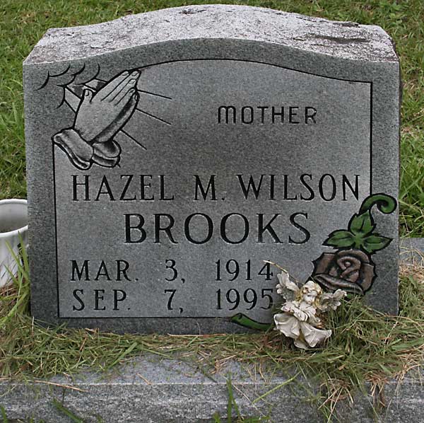Hazel M. Wilson Brooks Gravestone Photo