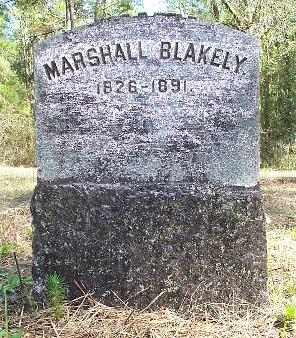 Marshall Blakely Gravestone Photo