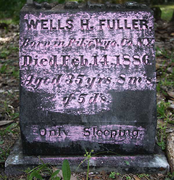 Wells H. Fuller Gravestone Photo