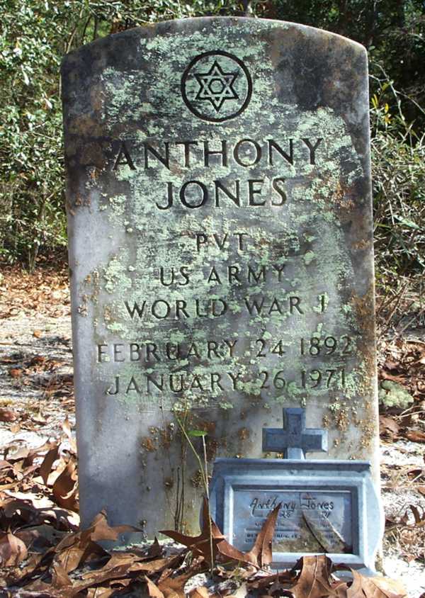 Anthony Jones Gravestone Photo
