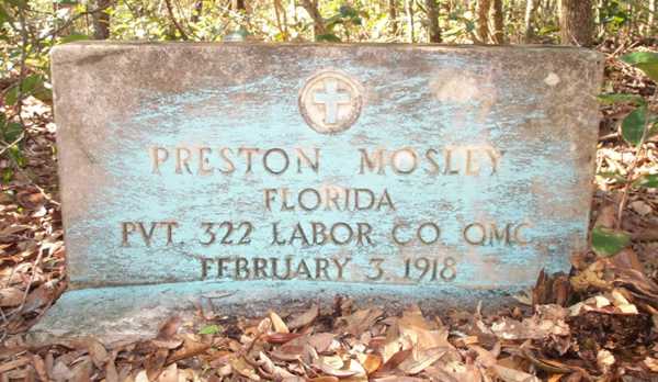 Preston Mosley Gravestone Photo