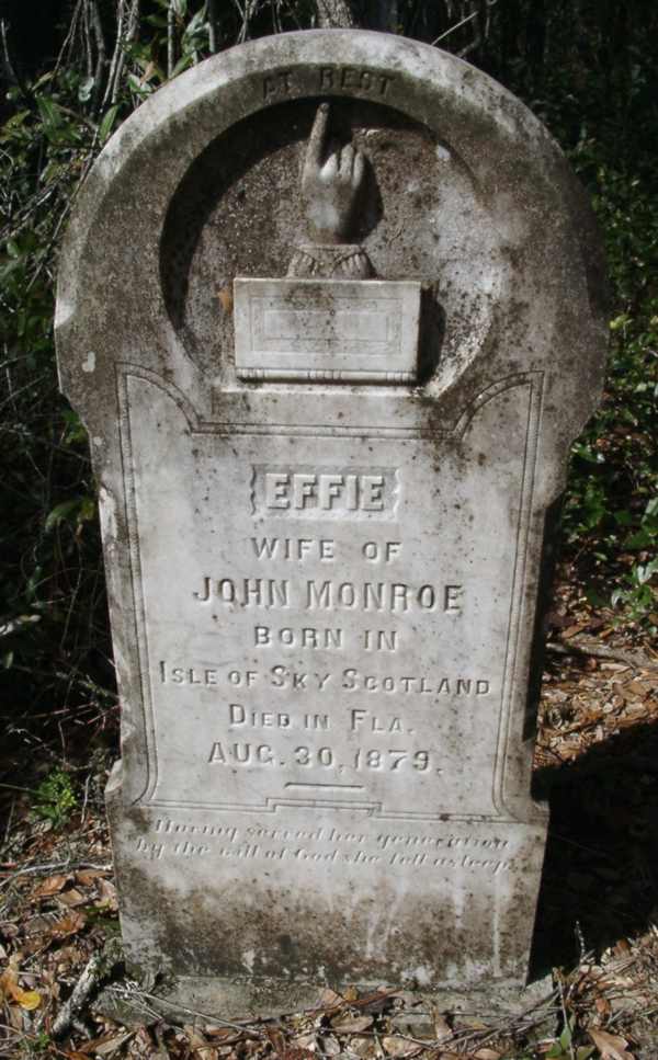 Effie Monroe Gravestone Photo