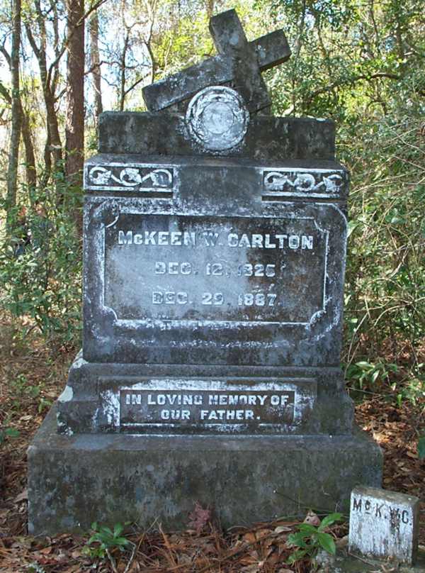 McKeen W. Carlton Gravestone Photo