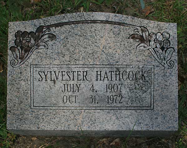 Sylvester Hathcock Gravestone Photo