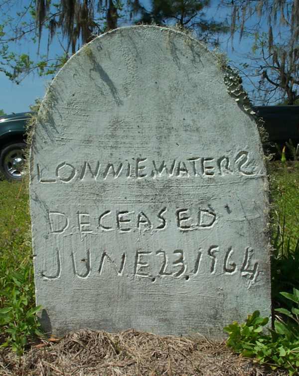 Lonnie Waters Gravestone Photo
