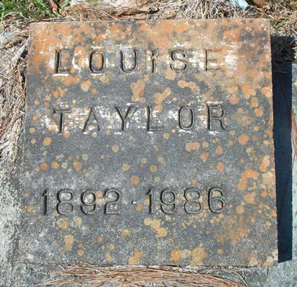 Louise Taylor Gravestone Photo