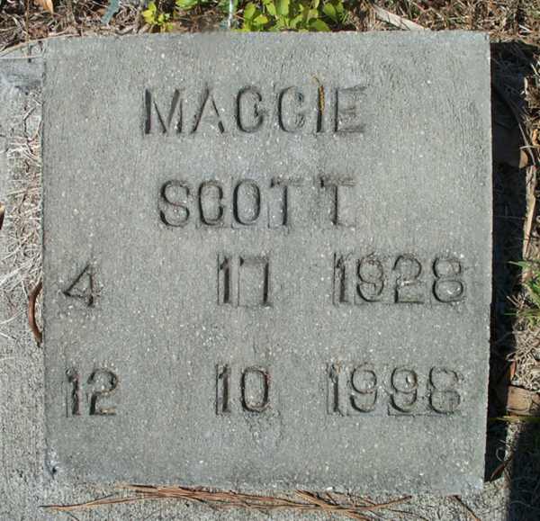 Maggie Scott Gravestone Photo