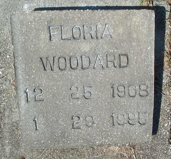 Floria Woodard Gravestone Photo