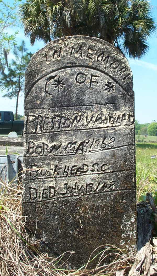 Preston Woodard Gravestone Photo