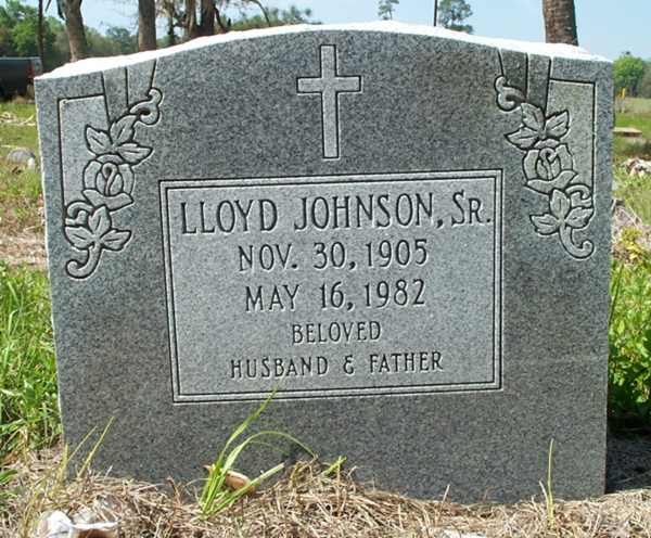 Lloyd Johnson Gravestone Photo