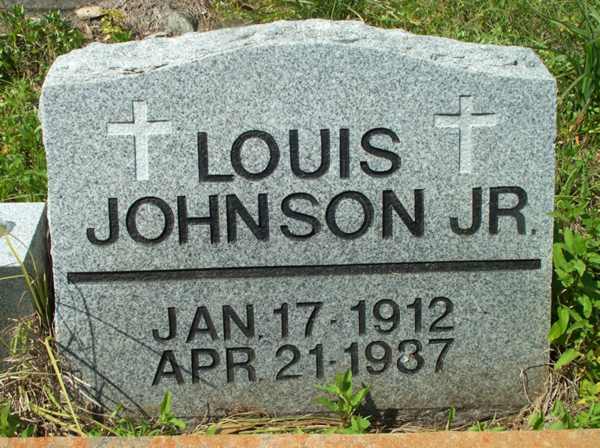 Louis Johnson Gravestone Photo