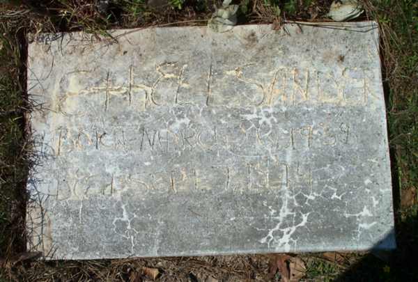 Ethel L. Sander Gravestone Photo