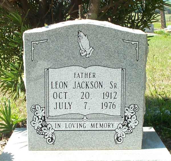 Leon Jackson Gravestone Photo