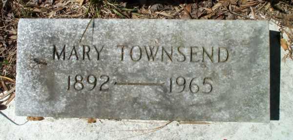 Mary Townsend Gravestone Photo
